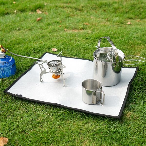 Camping Floor Mat  Fireproof Grill Mat Essential Heat Insulation and Safety for Outdoor BBQs and Picnics - Image 3