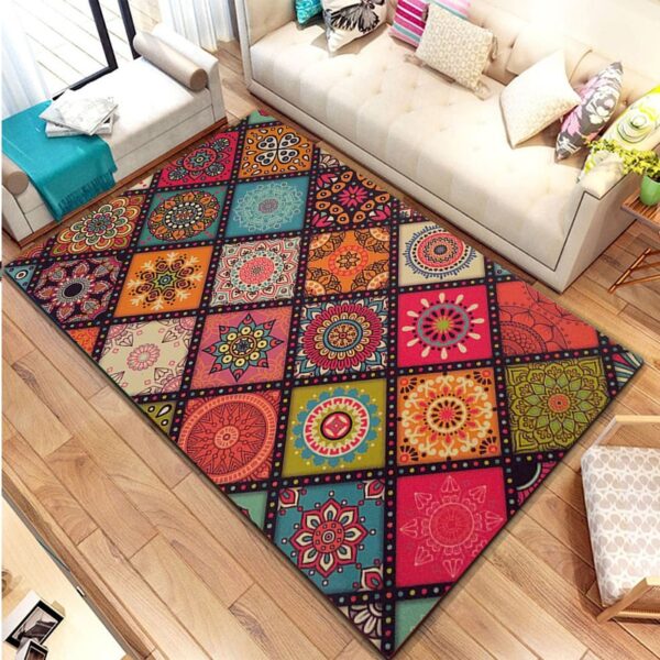 Plaid Carpet Classic Pattern for Large Area Rugs in Home Living Rooms, Children's Bedrooms, Sofas, and More - Ideal for Decoration and Kids' Play - Image 2
