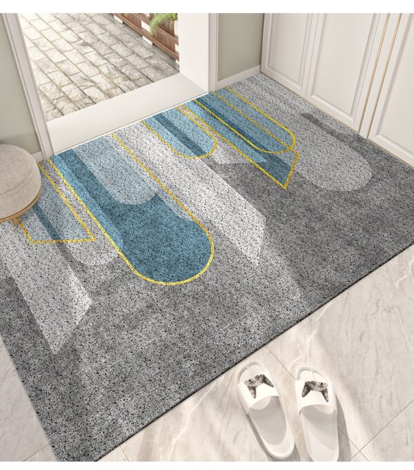 Nordic Style Anti-Slip Slate Bath Mat Versatile Mats for Bedroom, Kitchen, Hallway, and More