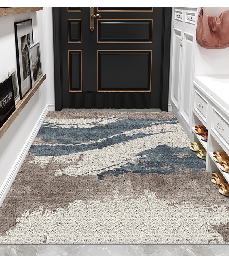 Nordic Style Anti-Slip Slate Bath Mat Versatile Mats for Bedroom, Kitchen, Hallway, and More