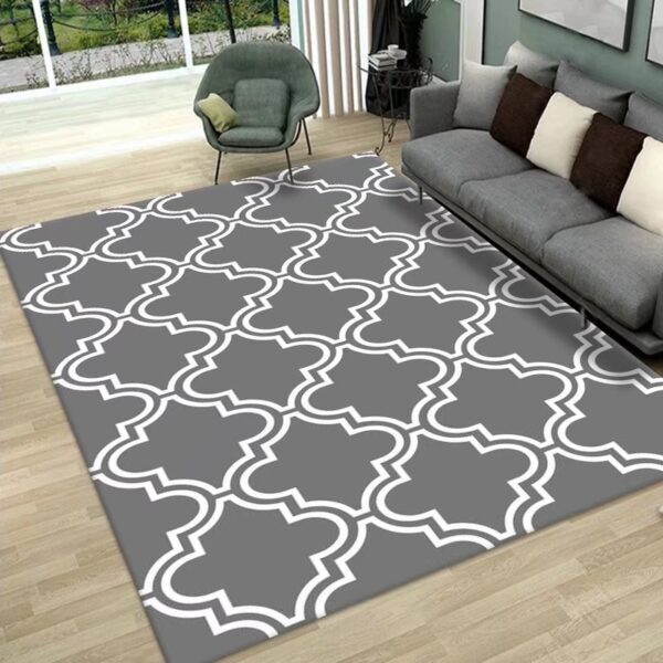 Plaid Carpets in Nordic Fashion Elevate Your Home Decor with Large Area Rugs for Living Rooms, Sofas, Tea Tables, Bedrooms, and Soft Washable Floor Mats - Image 5