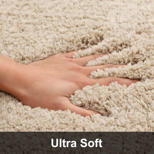 Soft and Absorbent Slate Bath Mat Non-Slip, Thick, and Luxuriously Fluffy Rug for Bathrooms, Bedrooms, and Living Rooms - Image 2