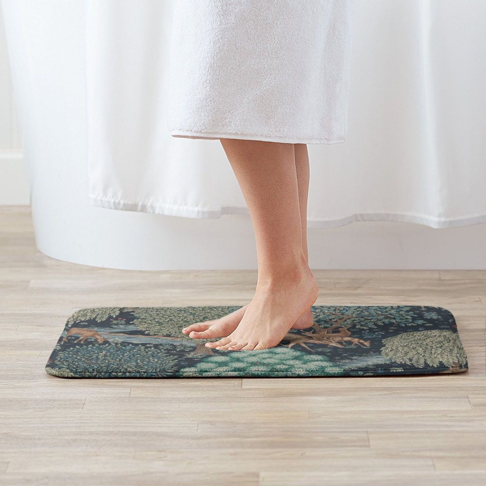 Jasmine Carpet William Morris Inspired Floral Vintage Doormat A Stylish Entryway and Living Room Rug