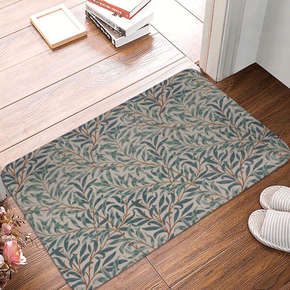 Jasmine Carpet William Morris Inspired Floral Vintage Doormat A Stylish Entryway and Living Room Rug