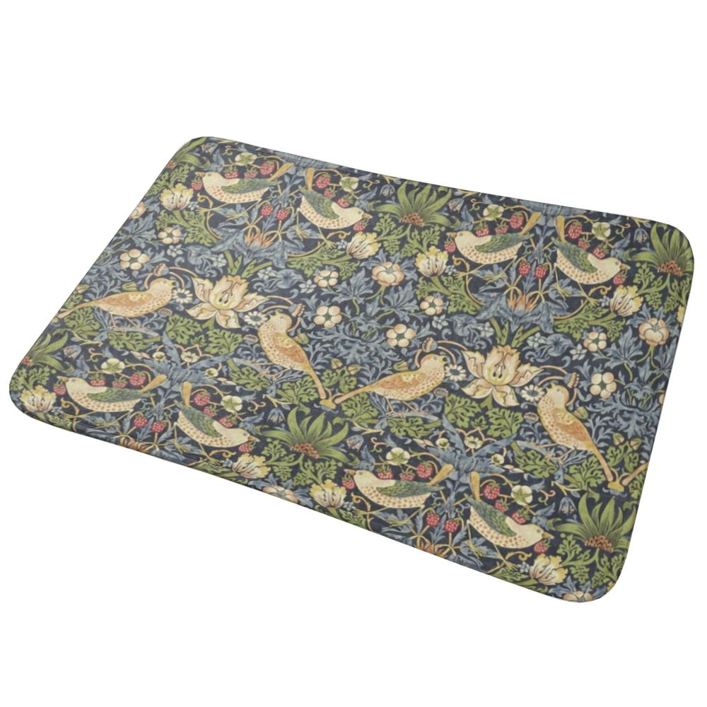 Jasmine Carpet William Morris Inspired Floral Vintage Doormat A Stylish Entryway and Living Room Rug