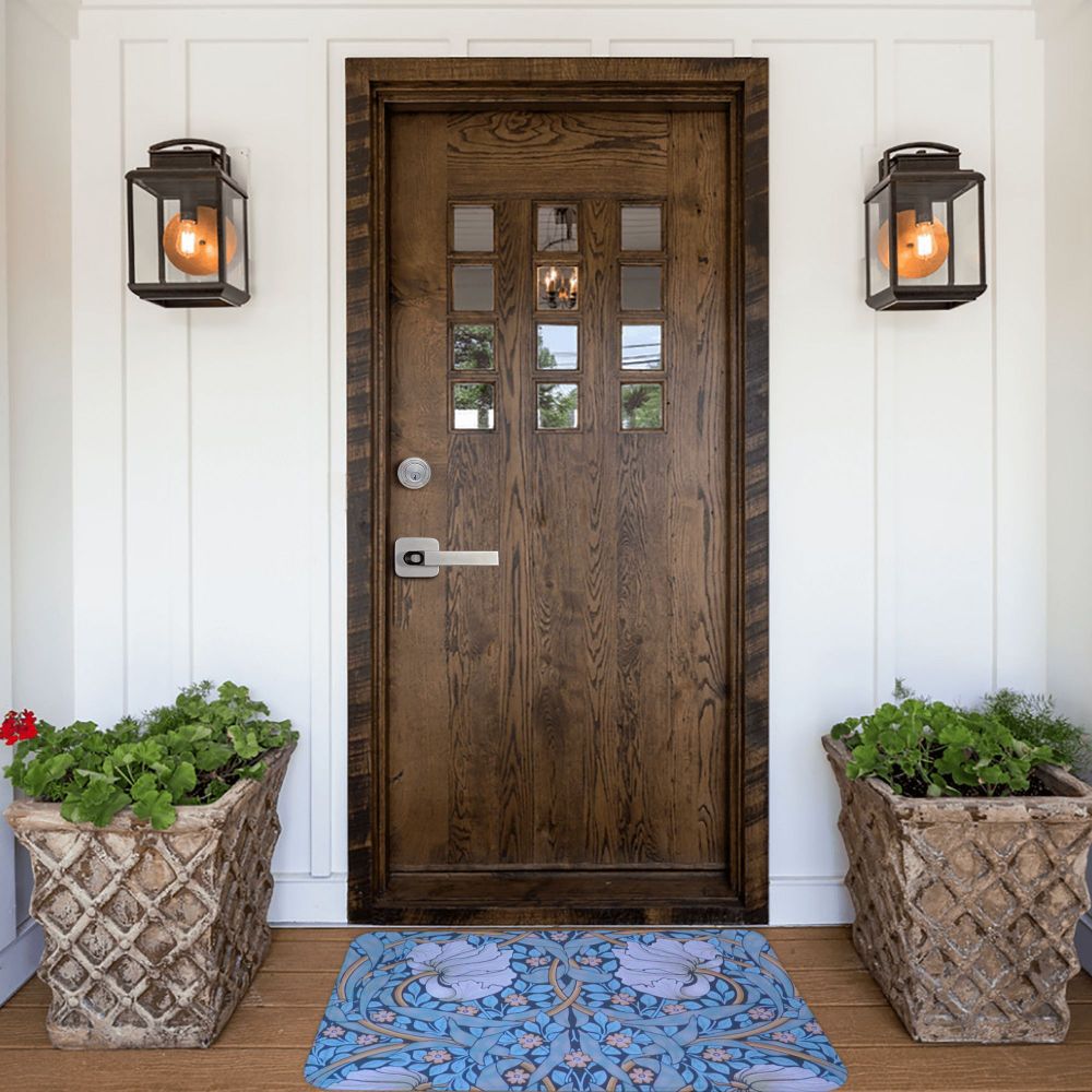 Jasmine Carpet William Morris Inspired Floral Vintage Doormat A Stylish Entryway and Living Room Rug