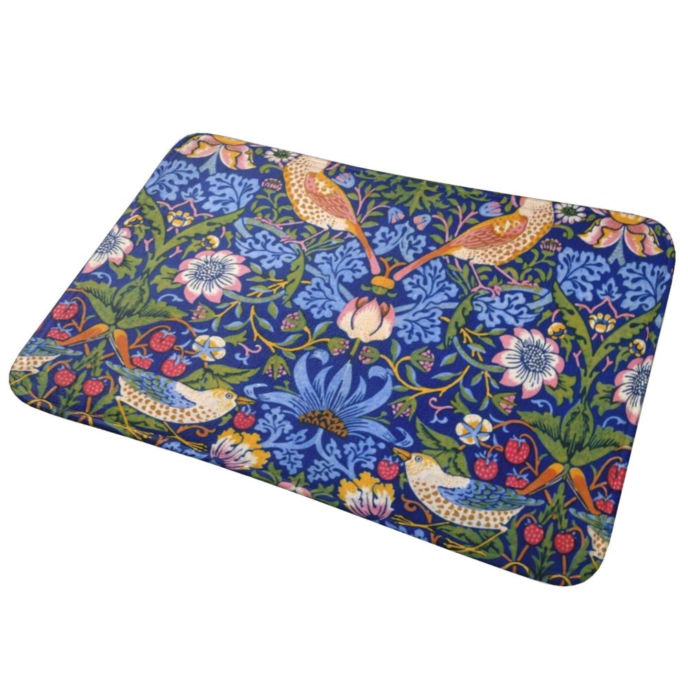 Jasmine Carpet William Morris Inspired Floral Vintage Doormat A Stylish Entryway and Living Room Rug