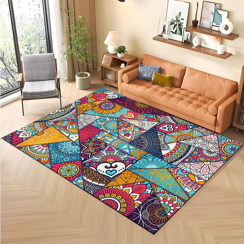 Plaid Carpet Classic Pattern for Large Area Rugs in Home Living Rooms, Children's Bedrooms, Sofas, and More - Ideal for Decoration and Kids' Play