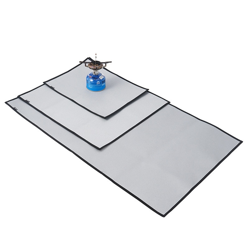 Camping Floor Mat  Fireproof Grill Mat Essential Heat Insulation and Safety for Outdoor BBQs and Picnics