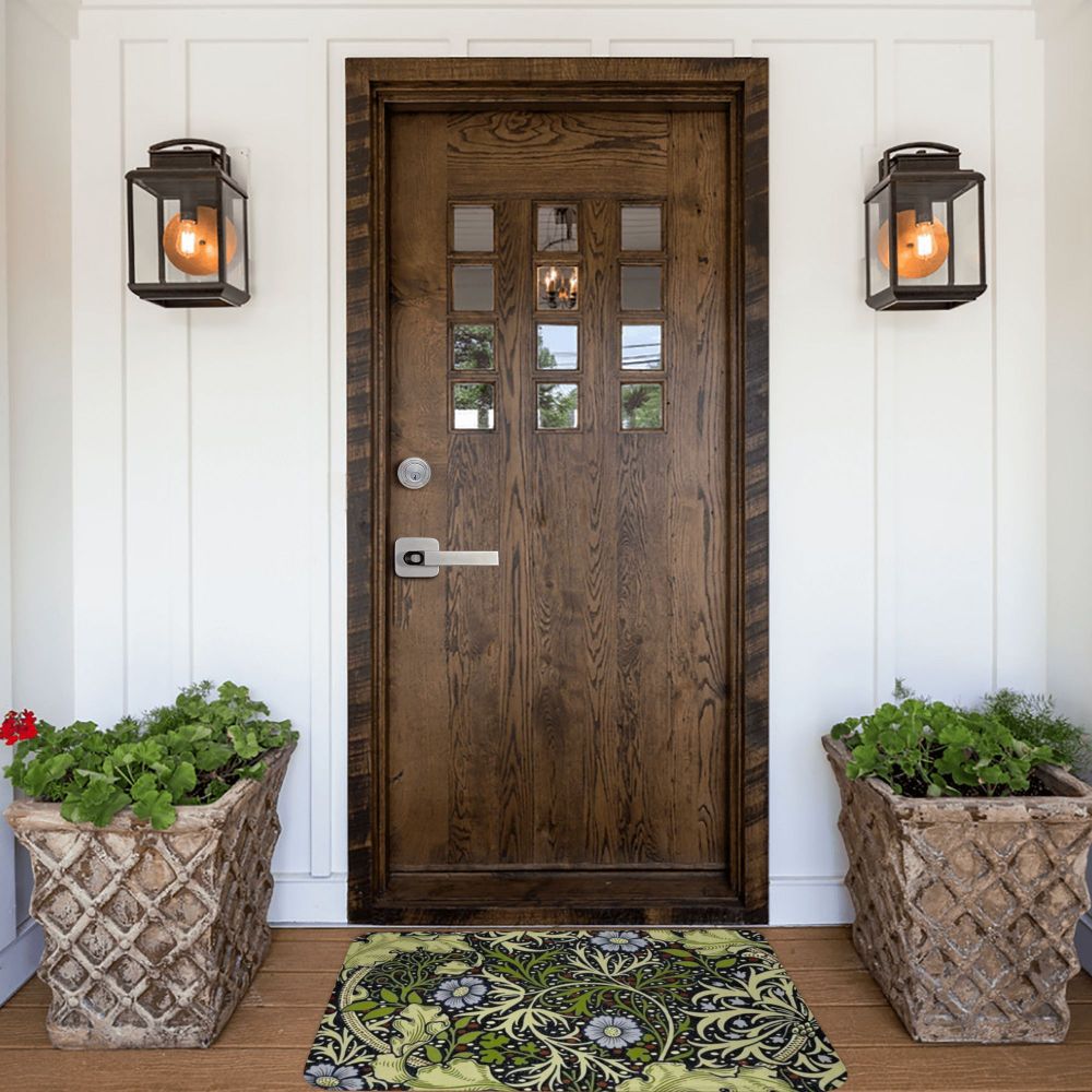 Jasmine Carpet William Morris Inspired Floral Vintage Doormat A Stylish Entryway and Living Room Rug