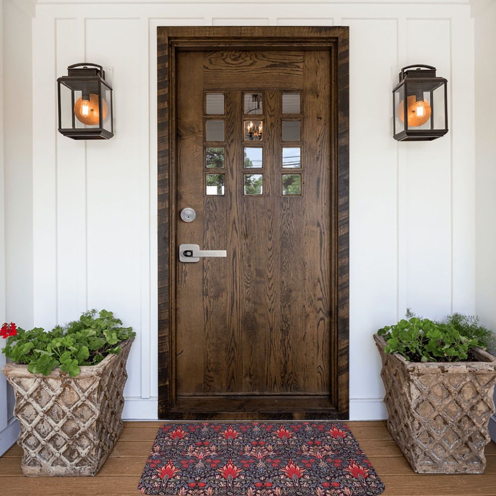 Jasmine Carpet William Morris Inspired Floral Vintage Doormat A Stylish Entryway and Living Room Rug