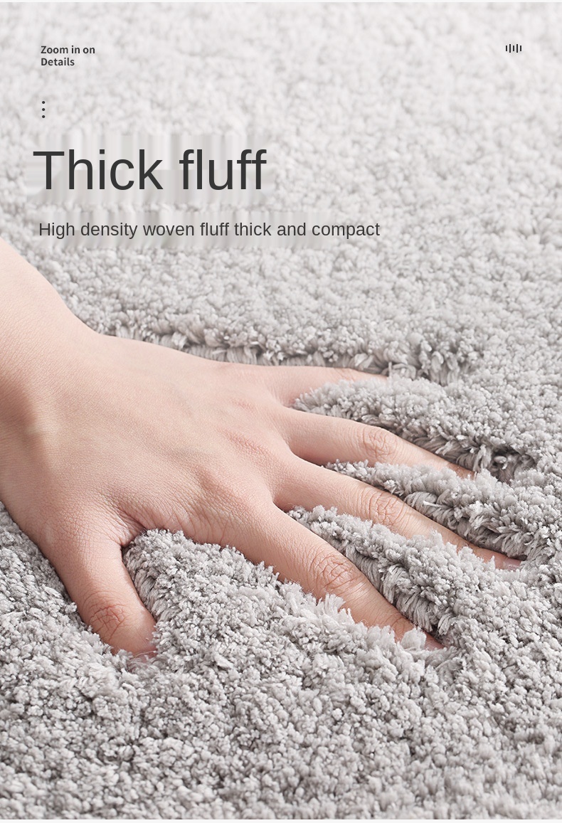 Slate Bath Mat Ultra-Comfortable, Soft, Non-Slip, and Super Absorbent Bathroom Rug