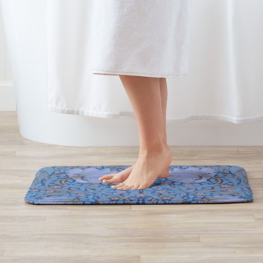 Jasmine Carpet William Morris Inspired Floral Vintage Doormat A Stylish Entryway and Living Room Rug