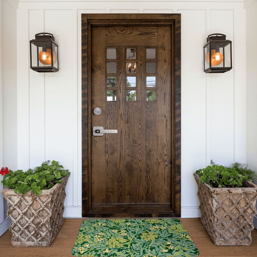 Jasmine Carpet William Morris Inspired Floral Vintage Doormat A Stylish Entryway and Living Room Rug