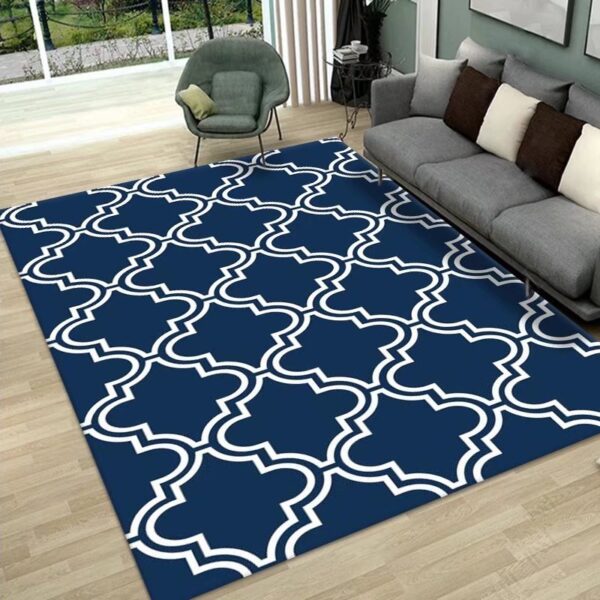 Plaid Carpets in Nordic Fashion Elevate Your Home Decor with Large Area Rugs for Living Rooms, Sofas, Tea Tables, Bedrooms, and Soft Washable Floor Mats