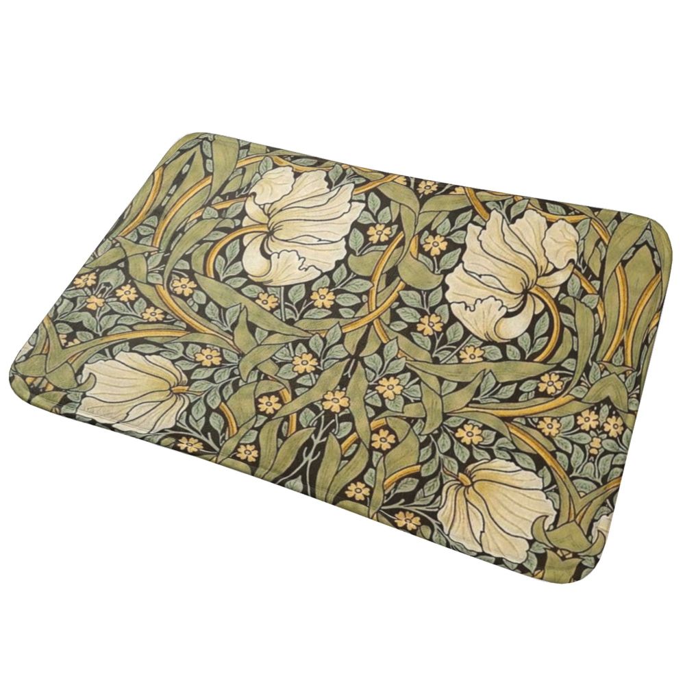 Jasmine Carpet William Morris Inspired Floral Vintage Doormat A Stylish Entryway and Living Room Rug