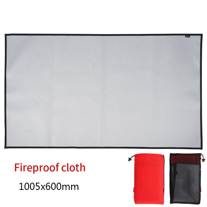 Camping Floor Mat  Fireproof Grill Mat Essential Heat Insulation and Safety for Outdoor BBQs and Picnics