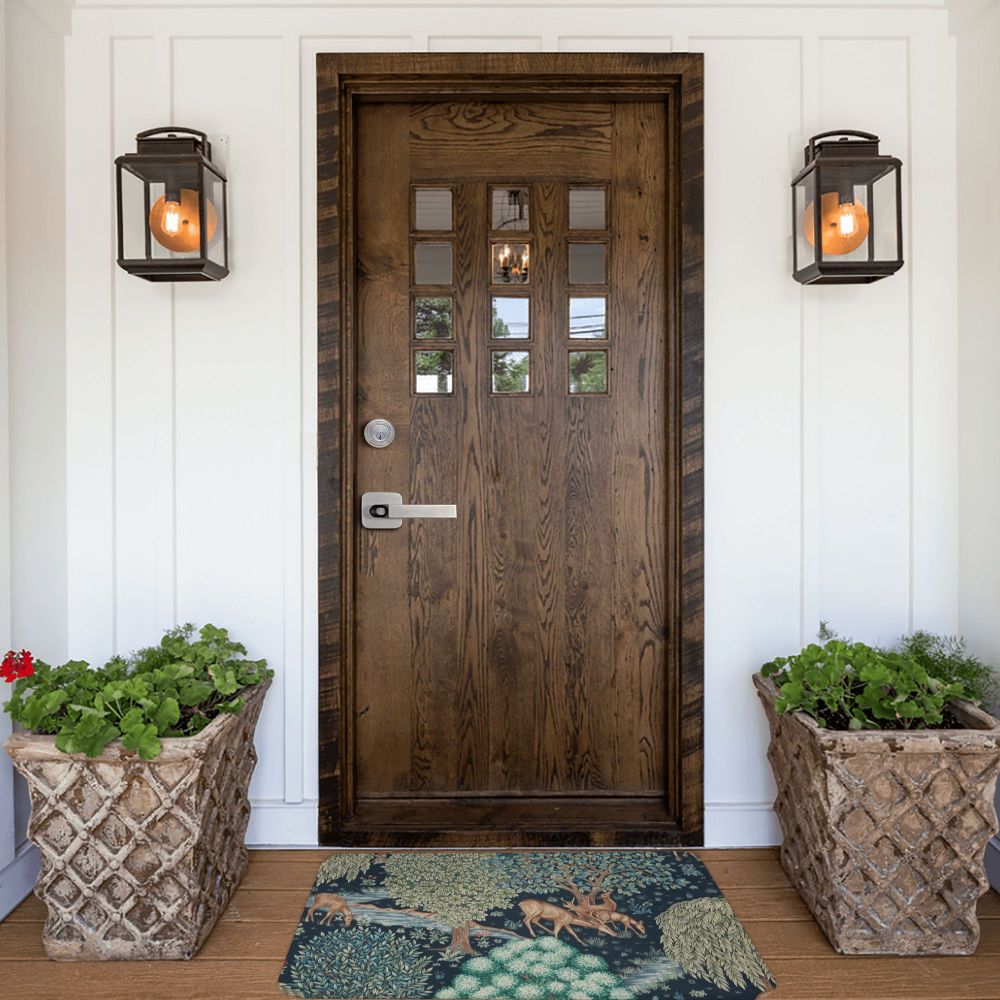 Jasmine Carpet William Morris Inspired Floral Vintage Doormat A Stylish Entryway and Living Room Rug