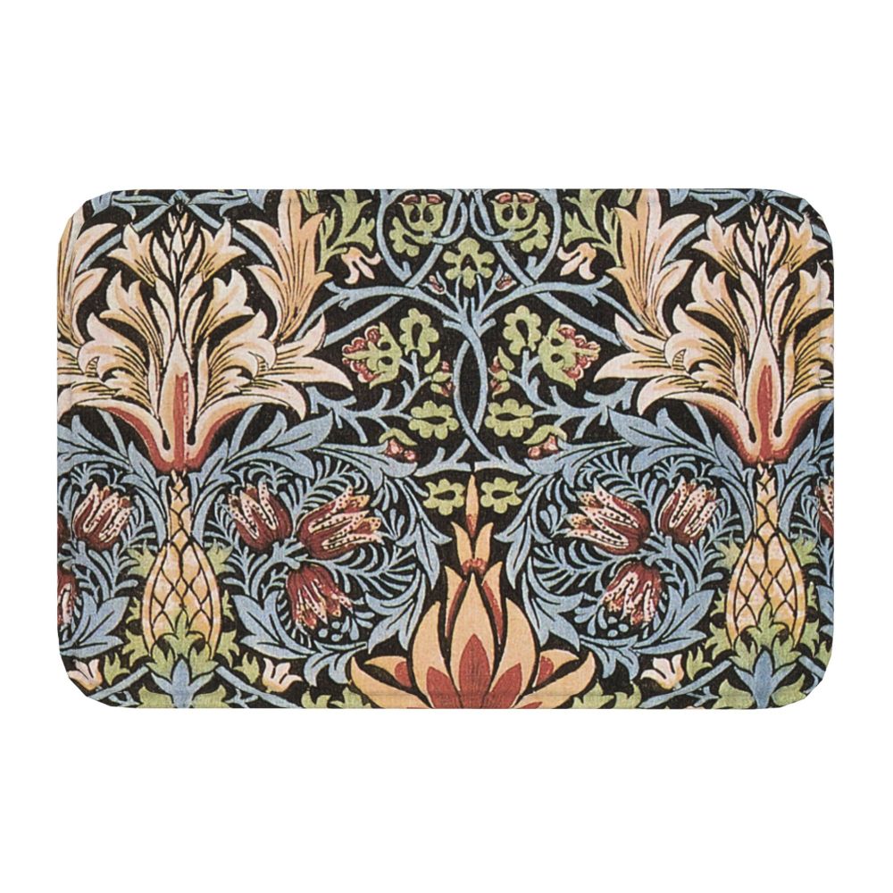 Jasmine Carpet William Morris Inspired Floral Vintage Doormat A Stylish Entryway and Living Room Rug