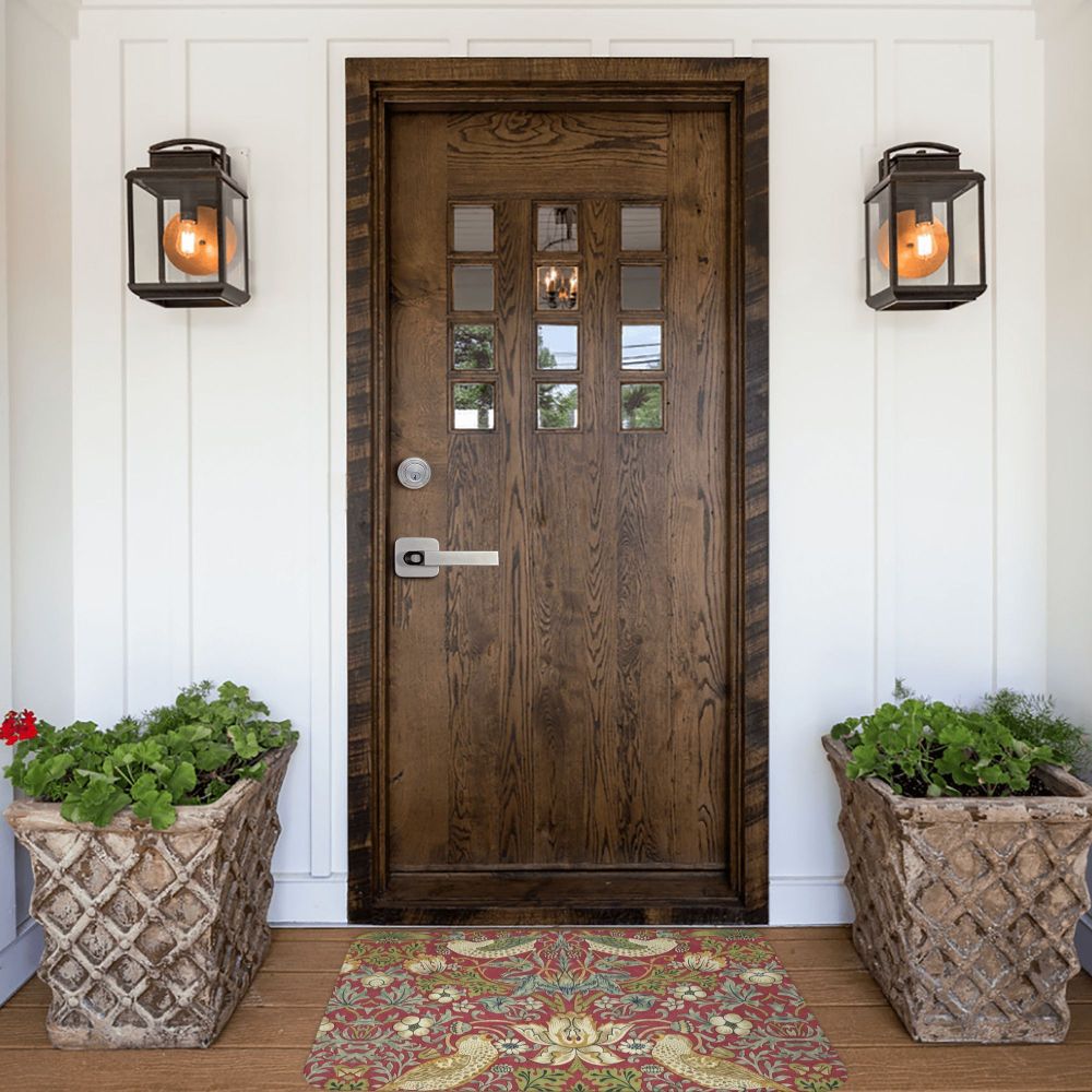 Jasmine Carpet William Morris Inspired Floral Vintage Doormat A Stylish Entryway and Living Room Rug