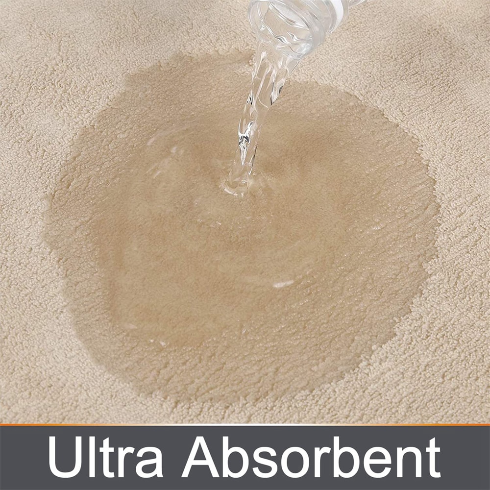 Slate Bath Mat Non-Slip, Memory Foam Comfort, Super Absorbent, and Quick-Dry Rug for Your Shower and Bathroom
