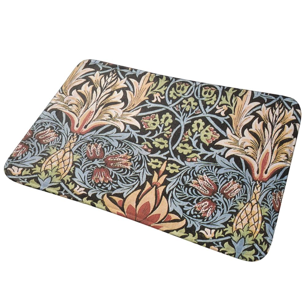 Jasmine Carpet William Morris Inspired Floral Vintage Doormat A Stylish Entryway and Living Room Rug