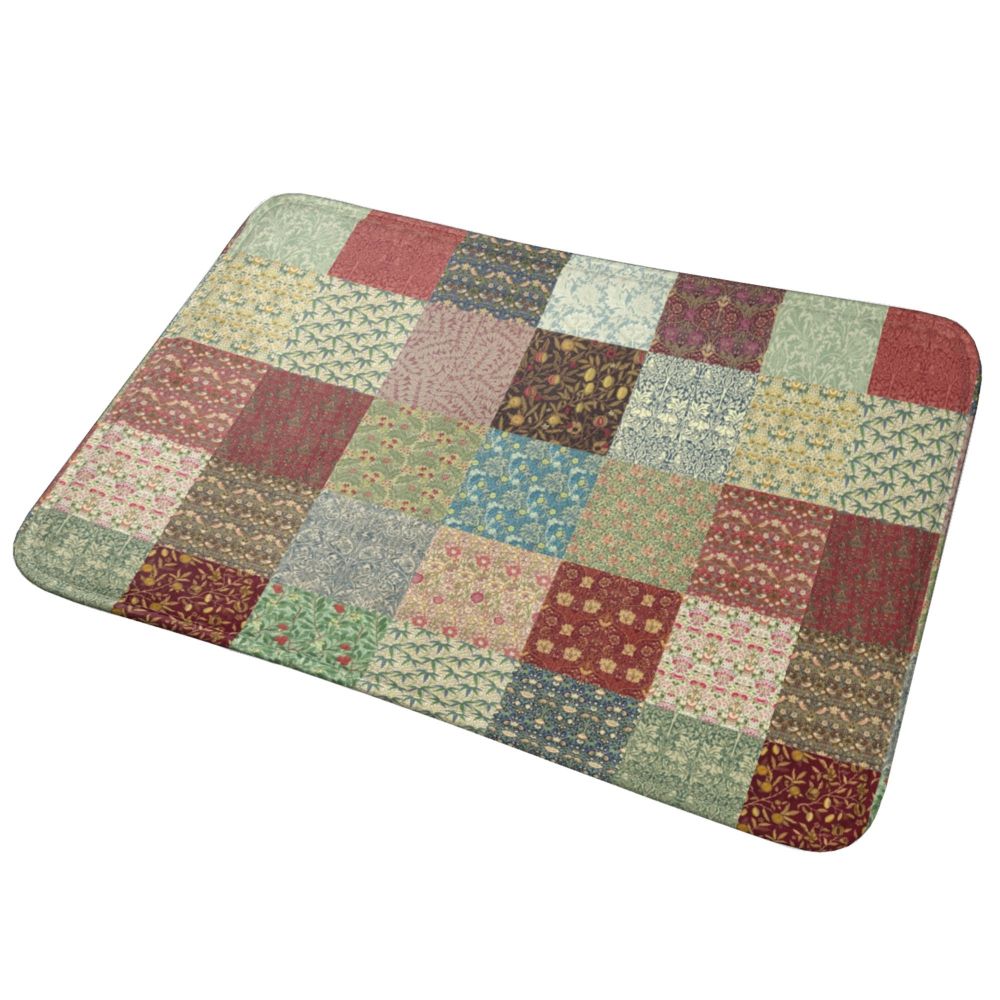 Jasmine Carpet William Morris Inspired Floral Vintage Doormat A Stylish Entryway and Living Room Rug
