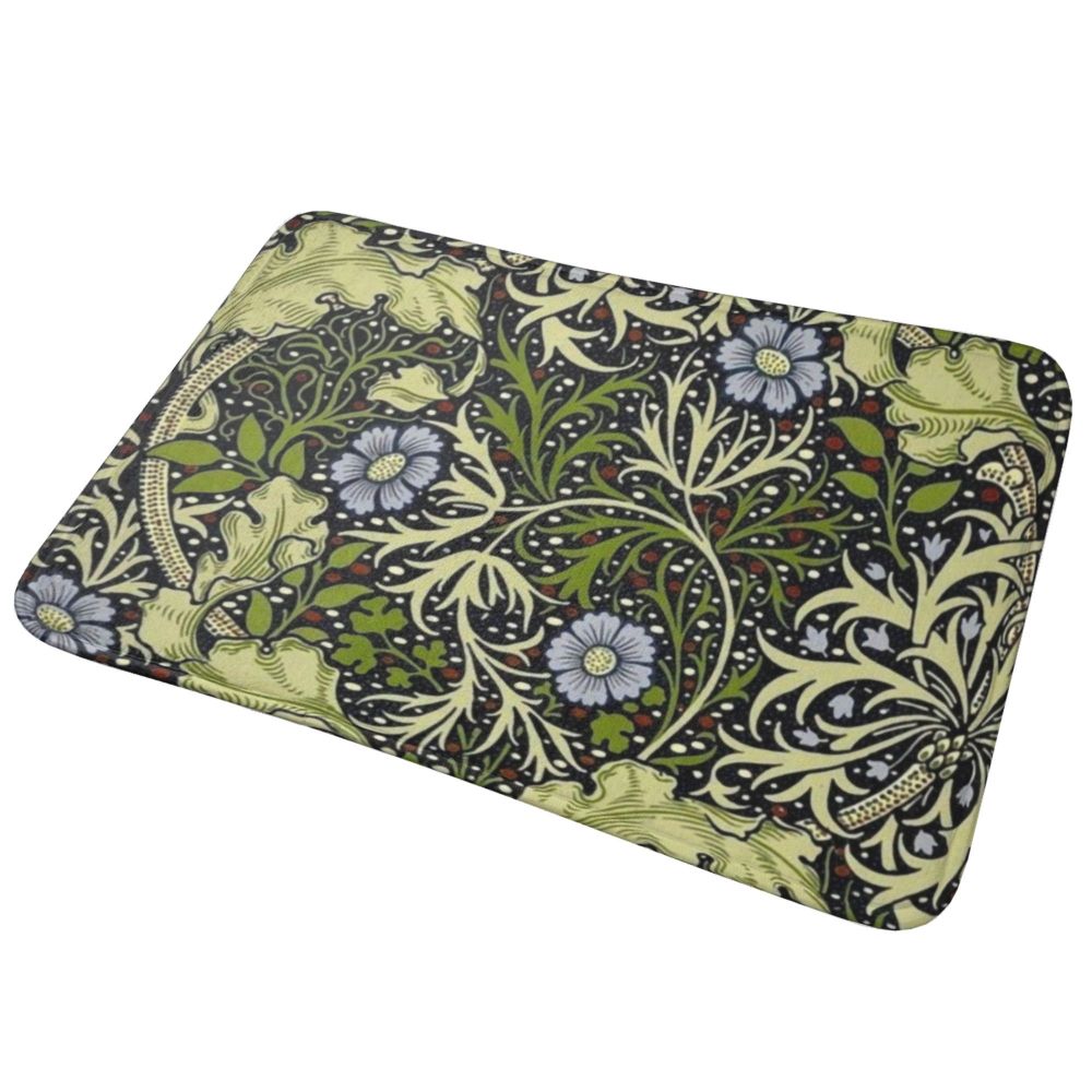 Jasmine Carpet William Morris Inspired Floral Vintage Doormat A Stylish Entryway and Living Room Rug