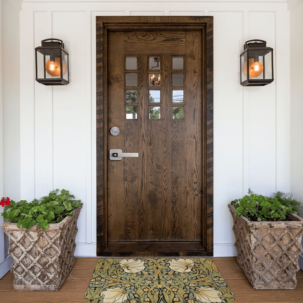 Jasmine Carpet William Morris Inspired Floral Vintage Doormat A Stylish Entryway and Living Room Rug