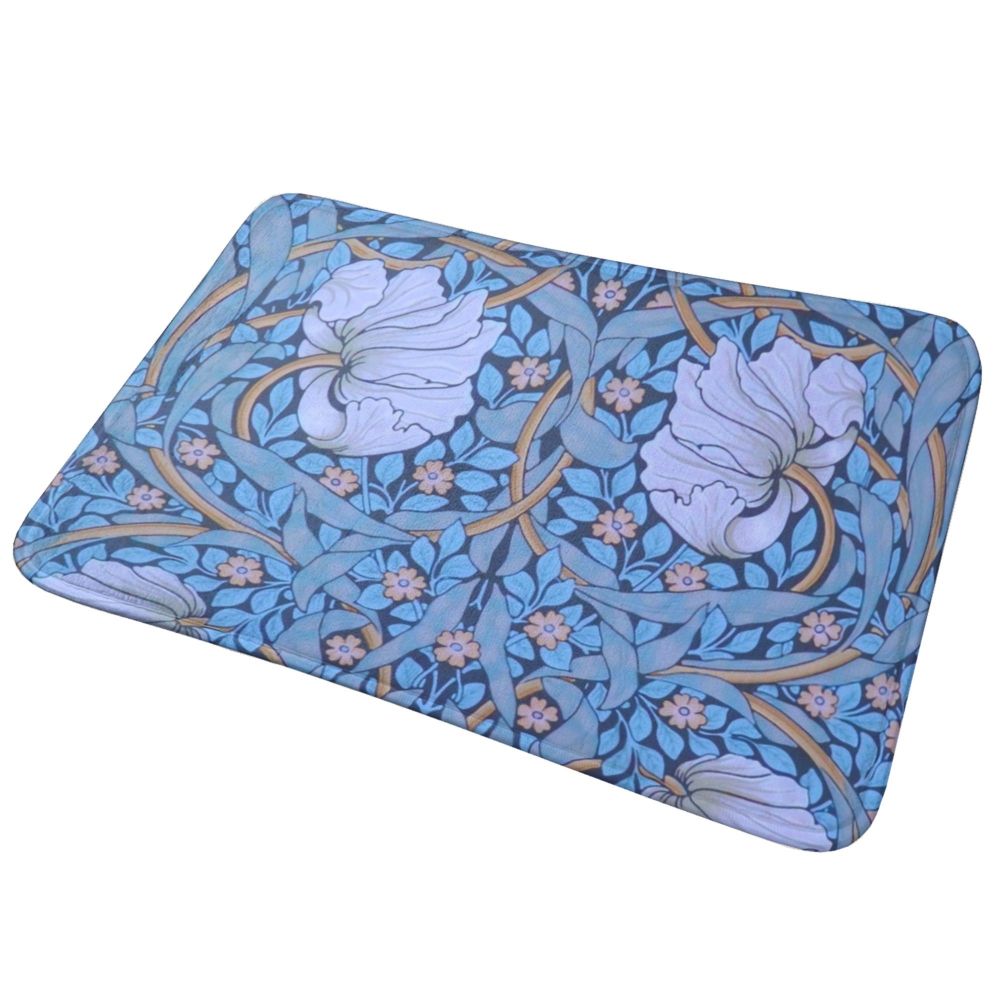 Jasmine Carpet William Morris Inspired Floral Vintage Doormat A Stylish Entryway and Living Room Rug