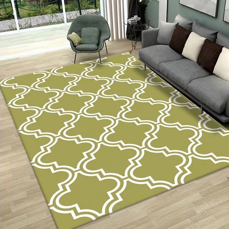 Plaid Carpets in Nordic Fashion Elevate Your Home Decor with Large Area Rugs for Living Rooms, Sofas, Tea Tables, Bedrooms, and Soft Washable Floor Mats