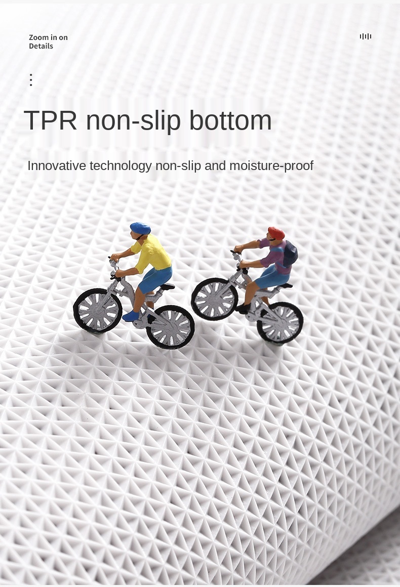 Slate Bath Mat Ultra-Comfortable, Soft, Non-Slip, and Super Absorbent Bathroom Rug
