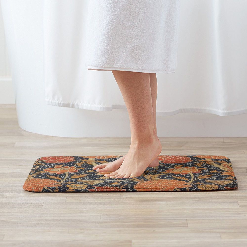 Jasmine Carpet William Morris Inspired Floral Vintage Doormat A Stylish Entryway and Living Room Rug
