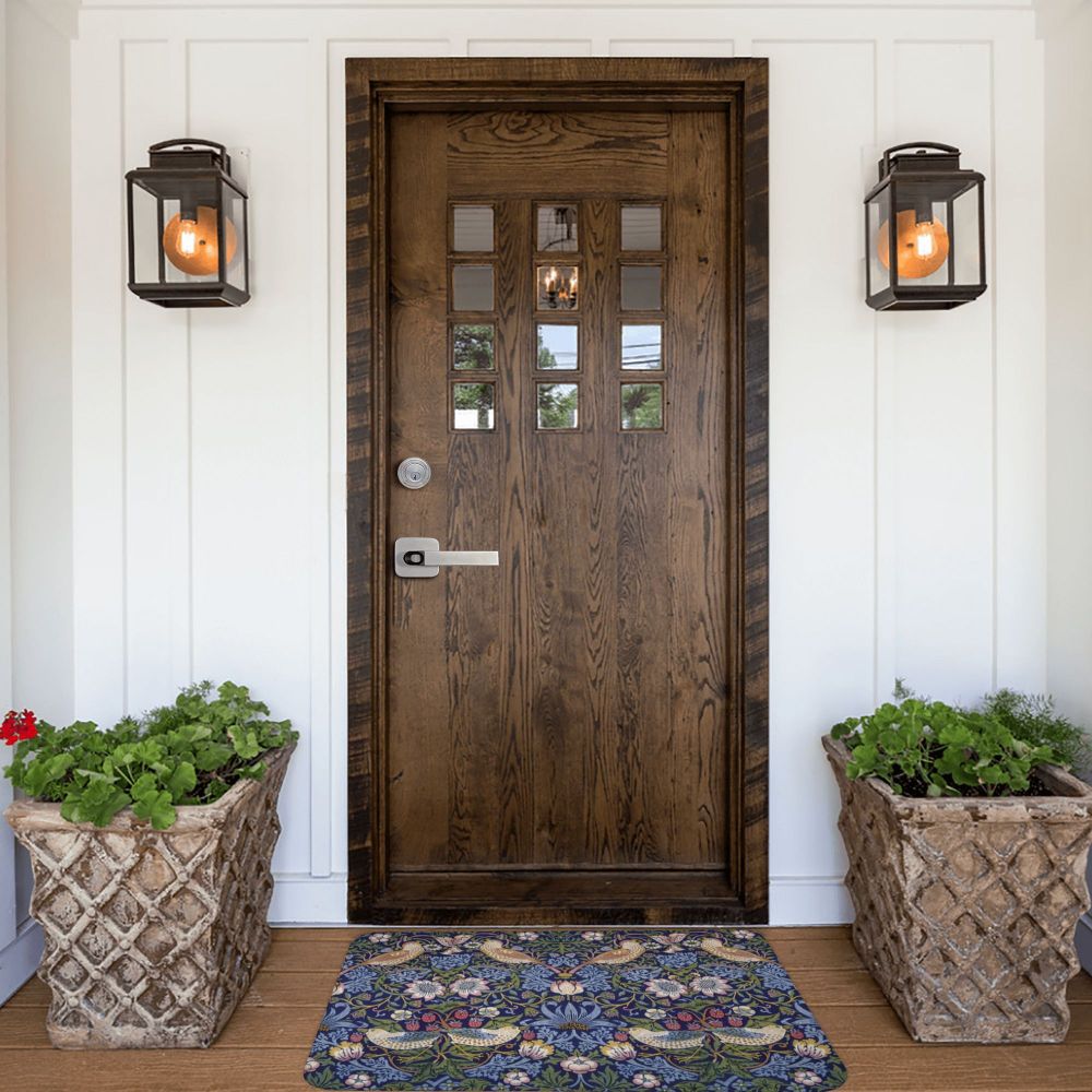 Jasmine Carpet William Morris Inspired Floral Vintage Doormat A Stylish Entryway and Living Room Rug