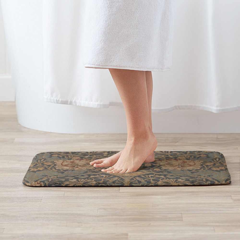 Jasmine Carpet William Morris Inspired Floral Vintage Doormat A Stylish Entryway and Living Room Rug