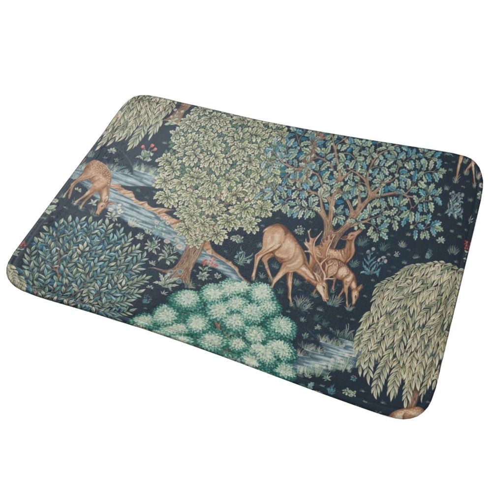 Jasmine Carpet William Morris Inspired Floral Vintage Doormat A Stylish Entryway and Living Room Rug
