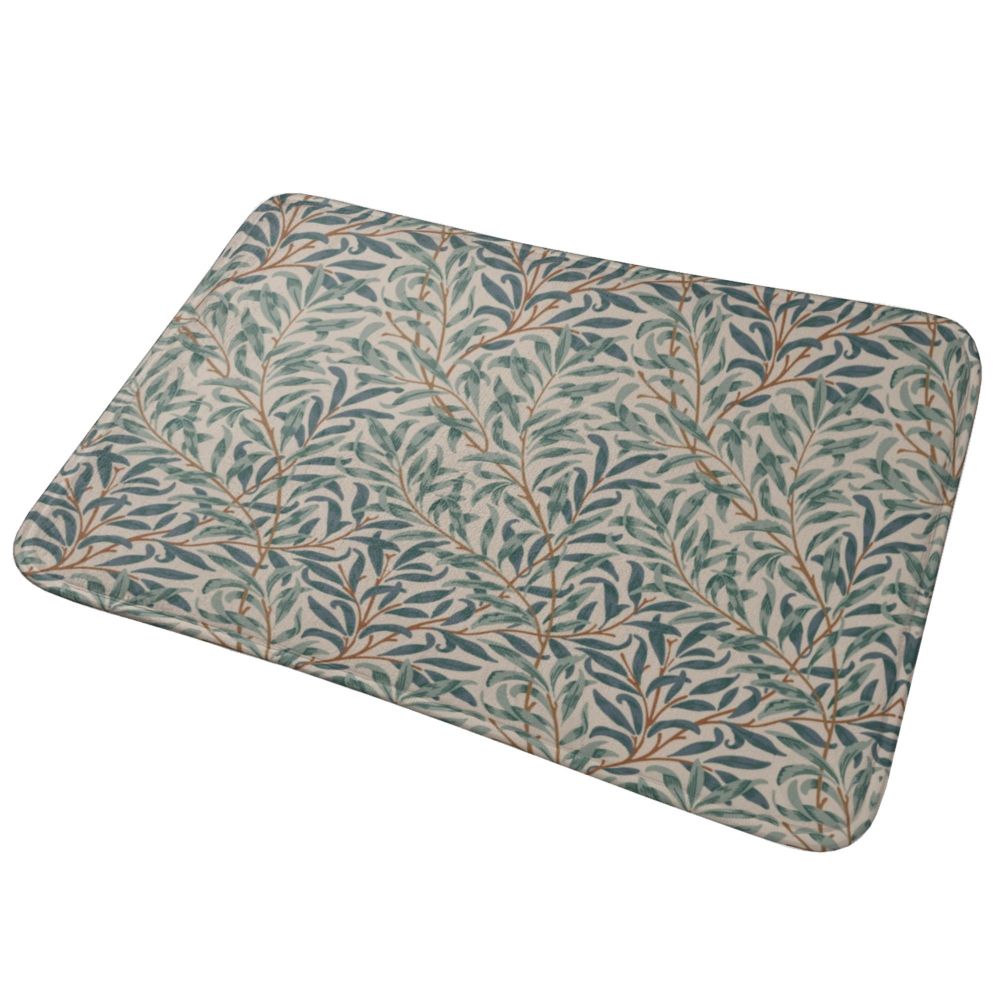Jasmine Carpet William Morris Inspired Floral Vintage Doormat A Stylish Entryway and Living Room Rug