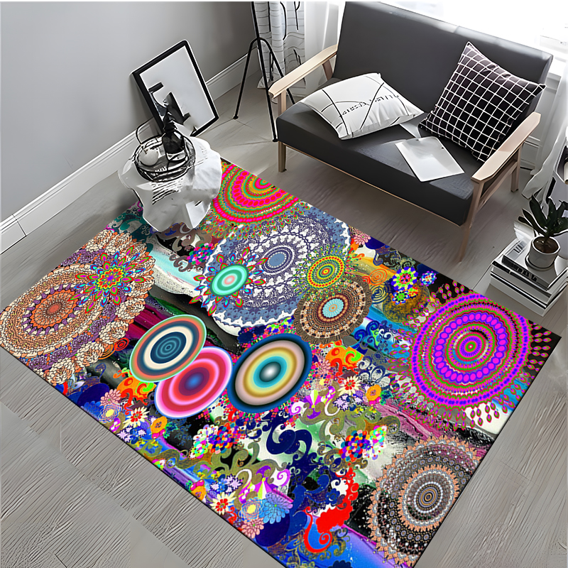 Plaid Carpet Classic Pattern for Large Area Rugs in Home Living Rooms, Children's Bedrooms, Sofas, and More - Ideal for Decoration and Kids' Play