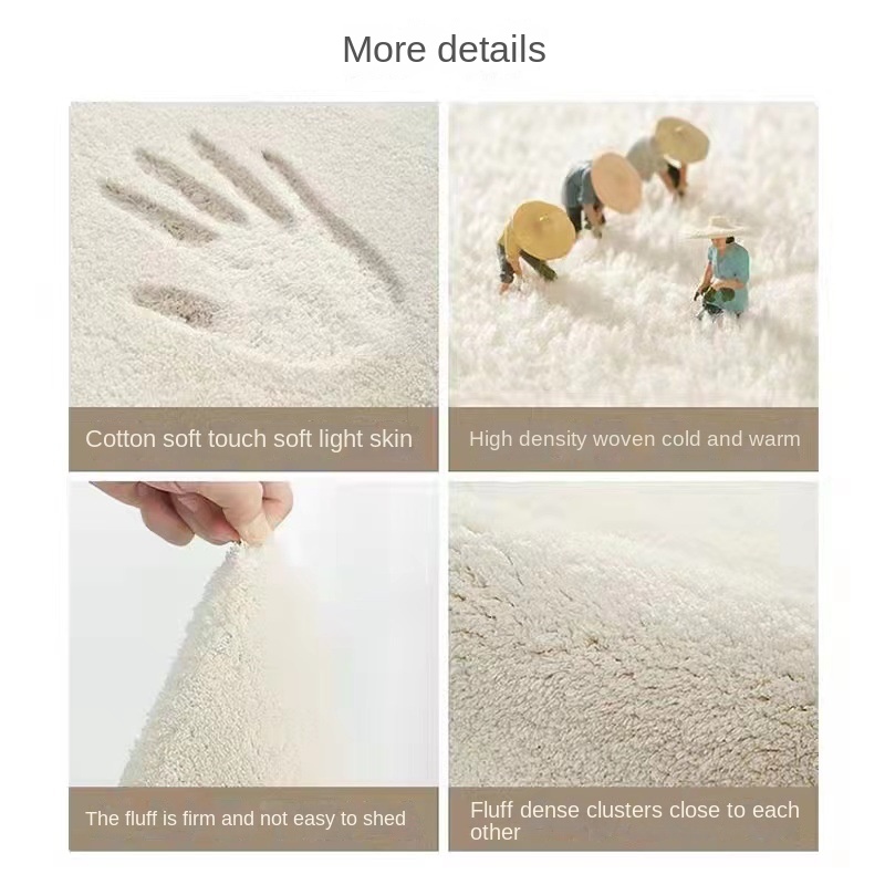 Plaid Carpet French Round Rugs for Bedroom and Retro Living Room Decor Large Area, Non-Slip, Fluffy, and Soft Lounge Mat for Children's Rooms