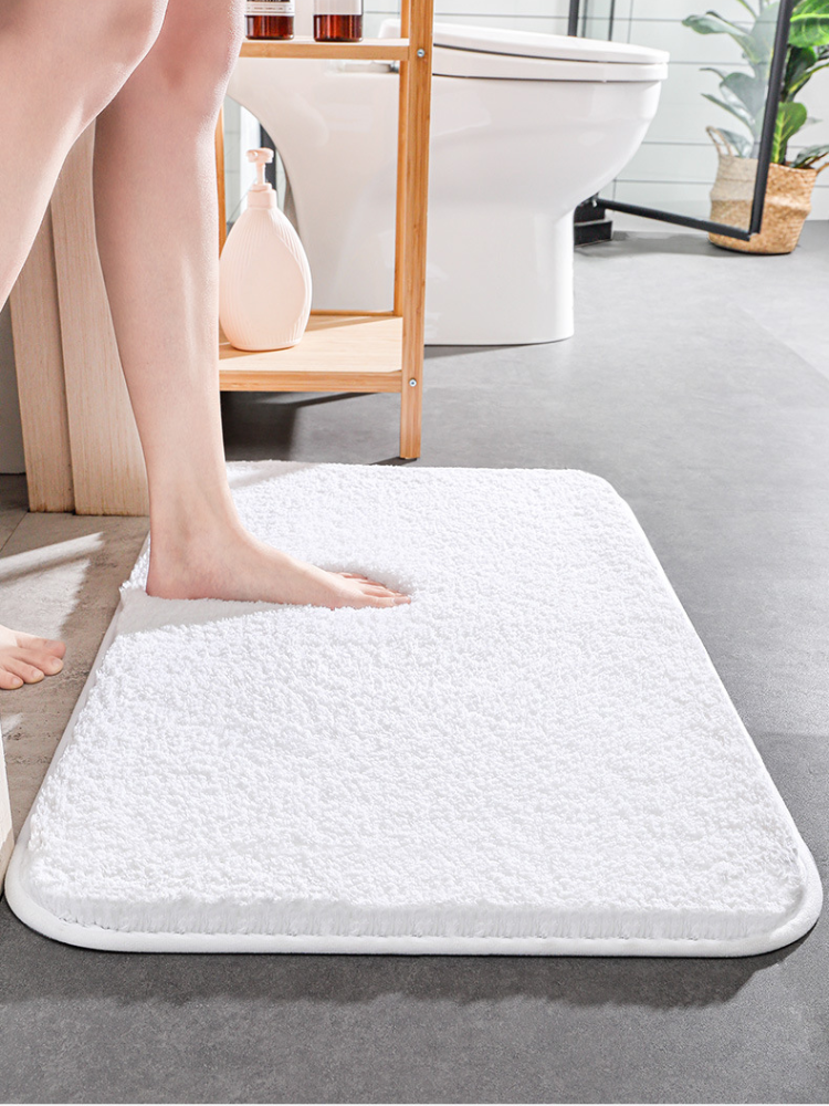 Slate Bath Mat Ultra-Comfortable, Soft, Non-Slip, and Super Absorbent Bathroom Rug