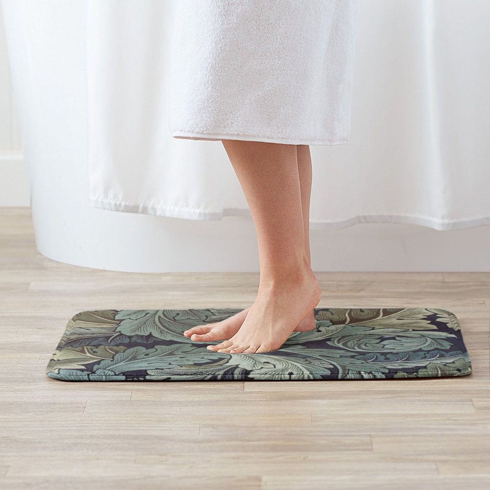 Jasmine Carpet William Morris Inspired Floral Vintage Doormat A Stylish Entryway and Living Room Rug