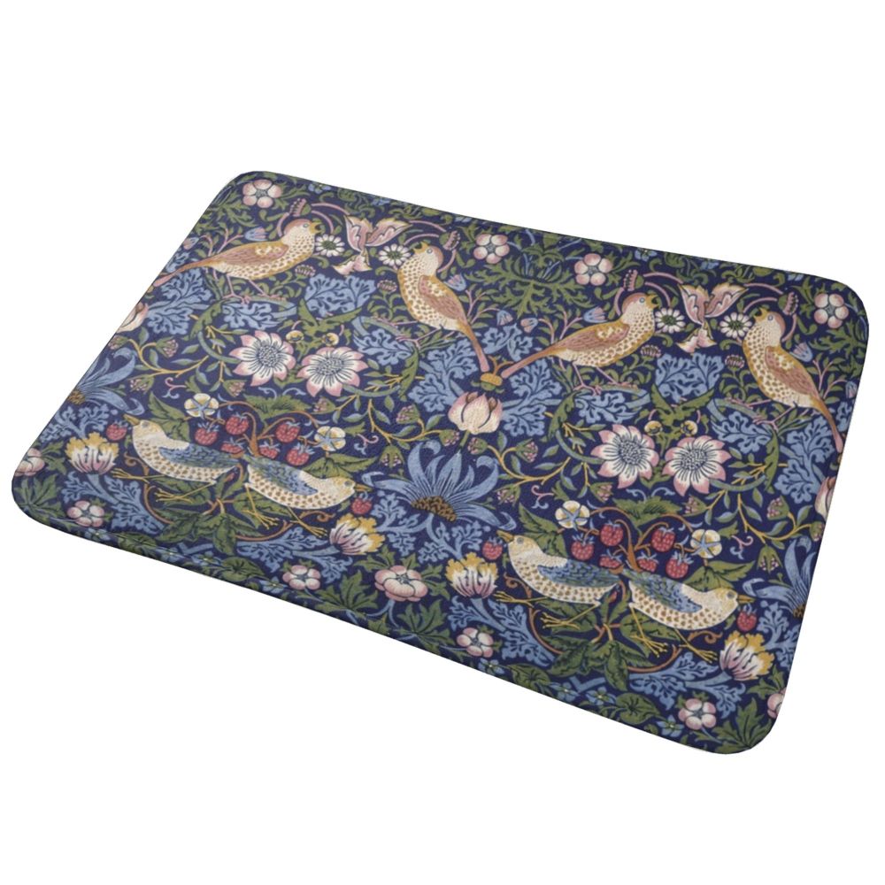 Jasmine Carpet William Morris Inspired Floral Vintage Doormat A Stylish Entryway and Living Room Rug