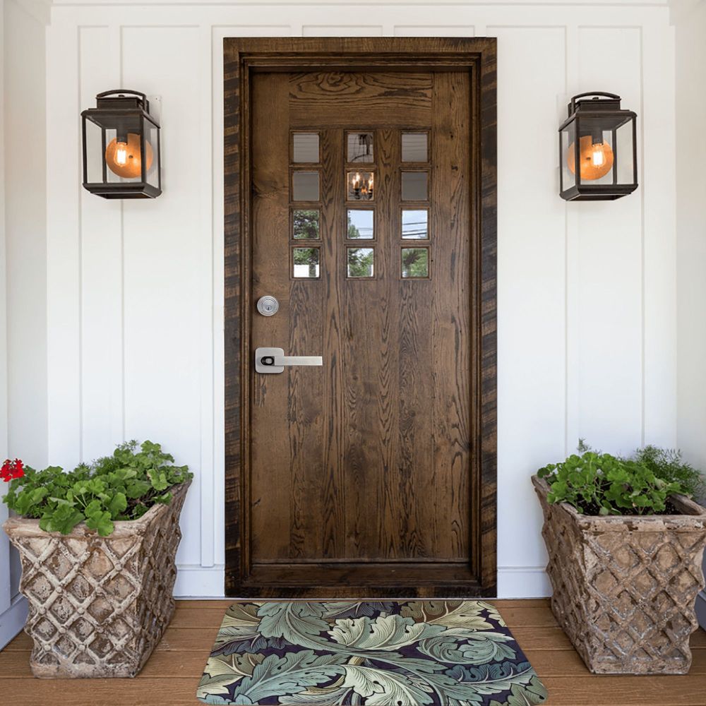Jasmine Carpet William Morris Inspired Floral Vintage Doormat A Stylish Entryway and Living Room Rug