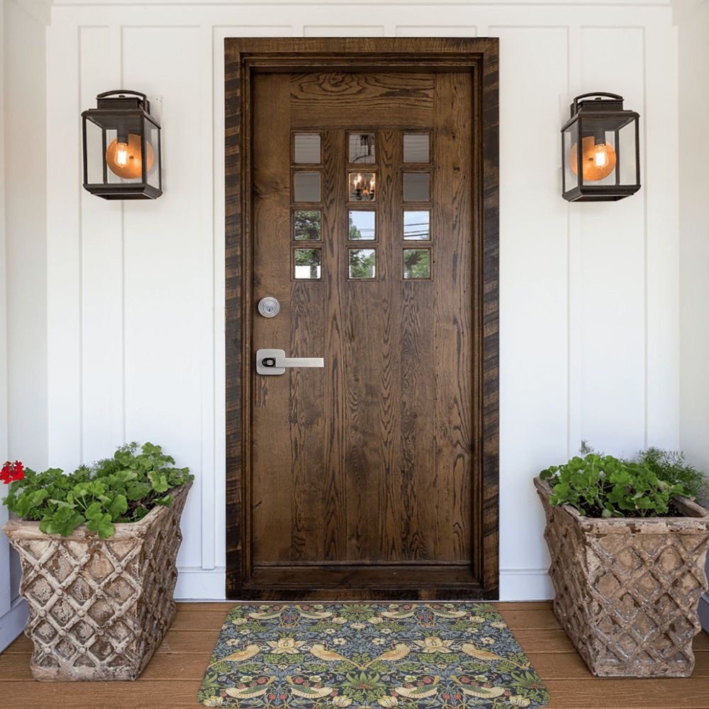 Jasmine Carpet William Morris Inspired Floral Vintage Doormat A Stylish Entryway and Living Room Rug