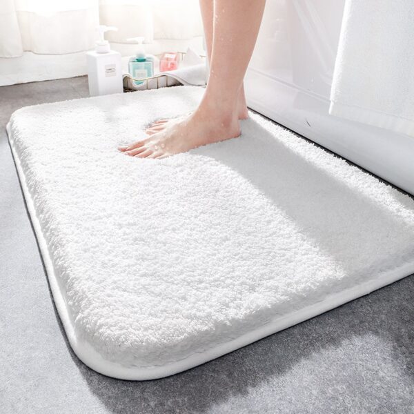 Slate Bath Mat Ultra-Comfortable, Soft, Non-Slip, and Super Absorbent Bathroom Rug - Image 2