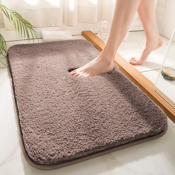 Slate Bath Mat Ultra-Comfortable, Soft, Non-Slip, and Super Absorbent Bathroom Rug - Image 3